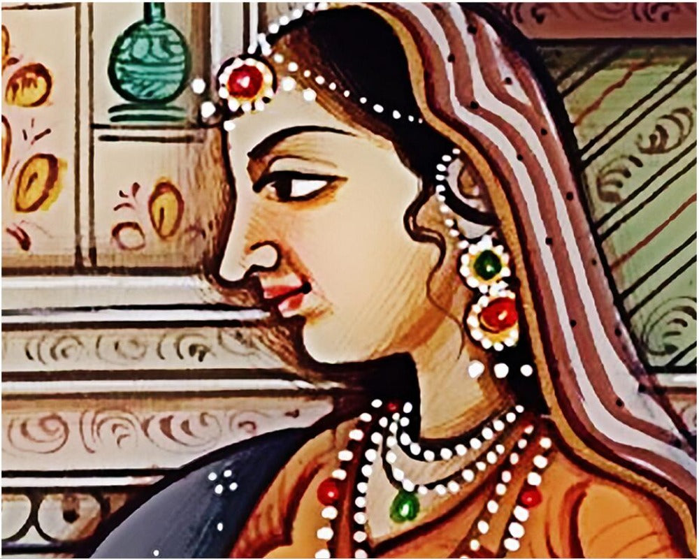 3D Ceiling Wallpaper Mughal Indian Empire